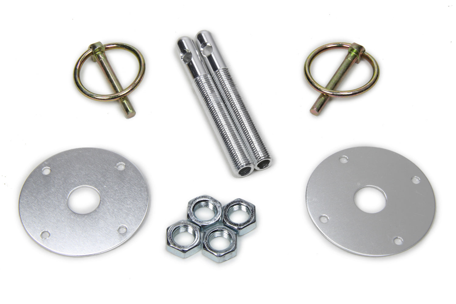 Five Star Fabricating 10001-34033 Hood Pin Kit  3/8in Alum Silver 2-pack Five Star Fabricating 10001-34033