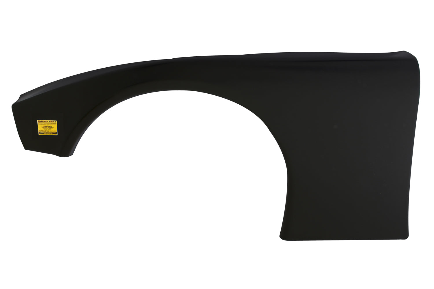 Five Star Fabricating 11002-23051-BL 2019 LM Molded Plastic Fender Black Left Five Star Fabricating 11002-23051-BL