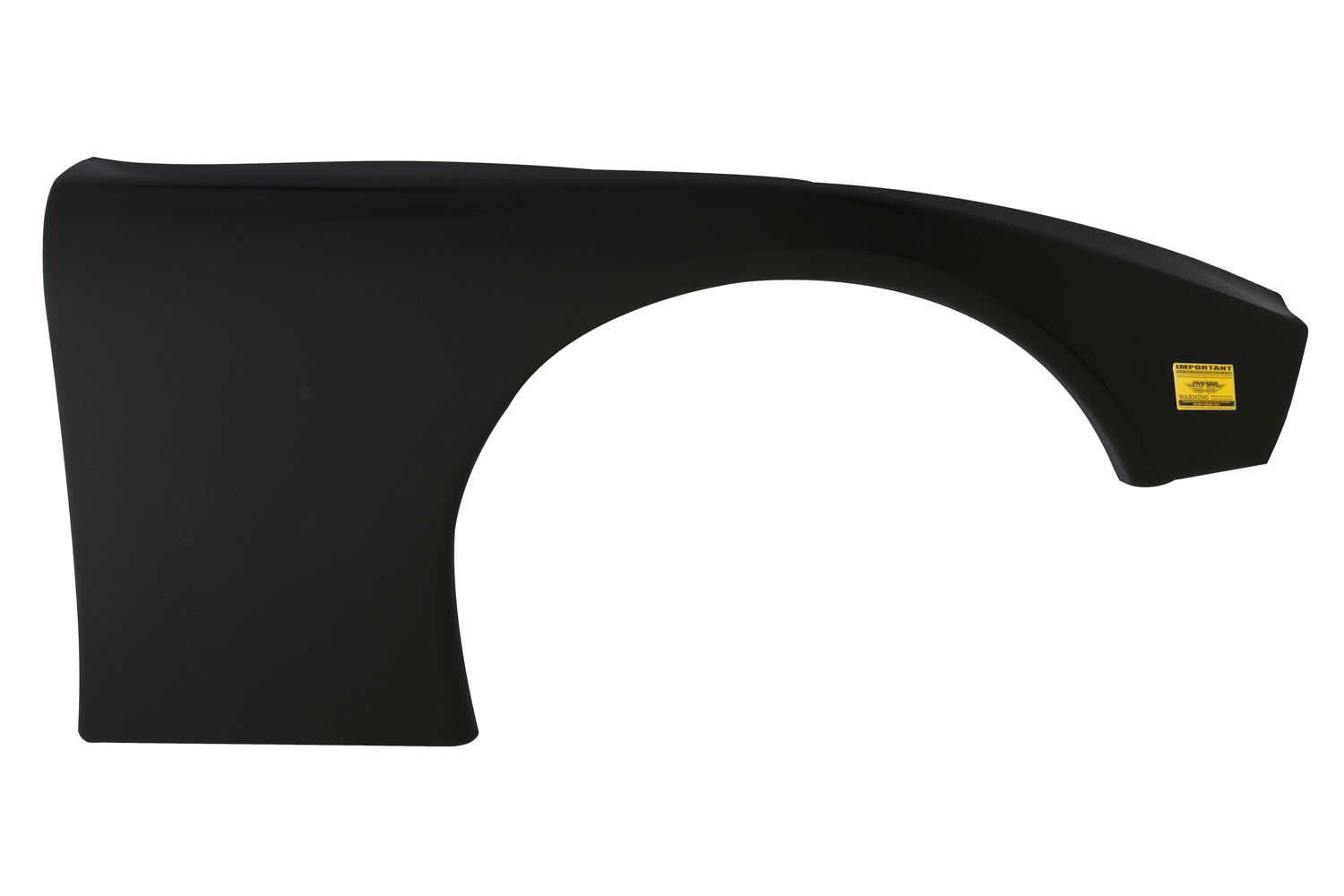 Five Star Fabricating 11002-23051-BR 2019 LM Molded Plastic Fender Black Right Five Star Fabricating 11002-23051-BR