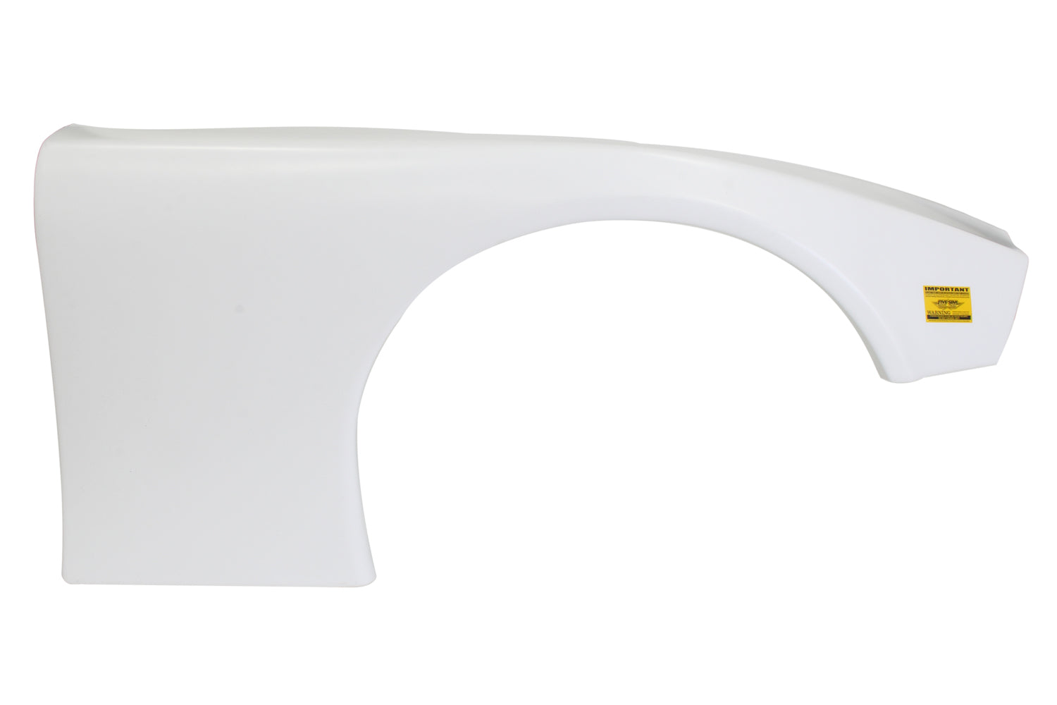 Five Star Fabricating 11002-23051-WR 2019 LM Molded Plastic Fender White Right Five Star Fabricating 11002-23051-WR