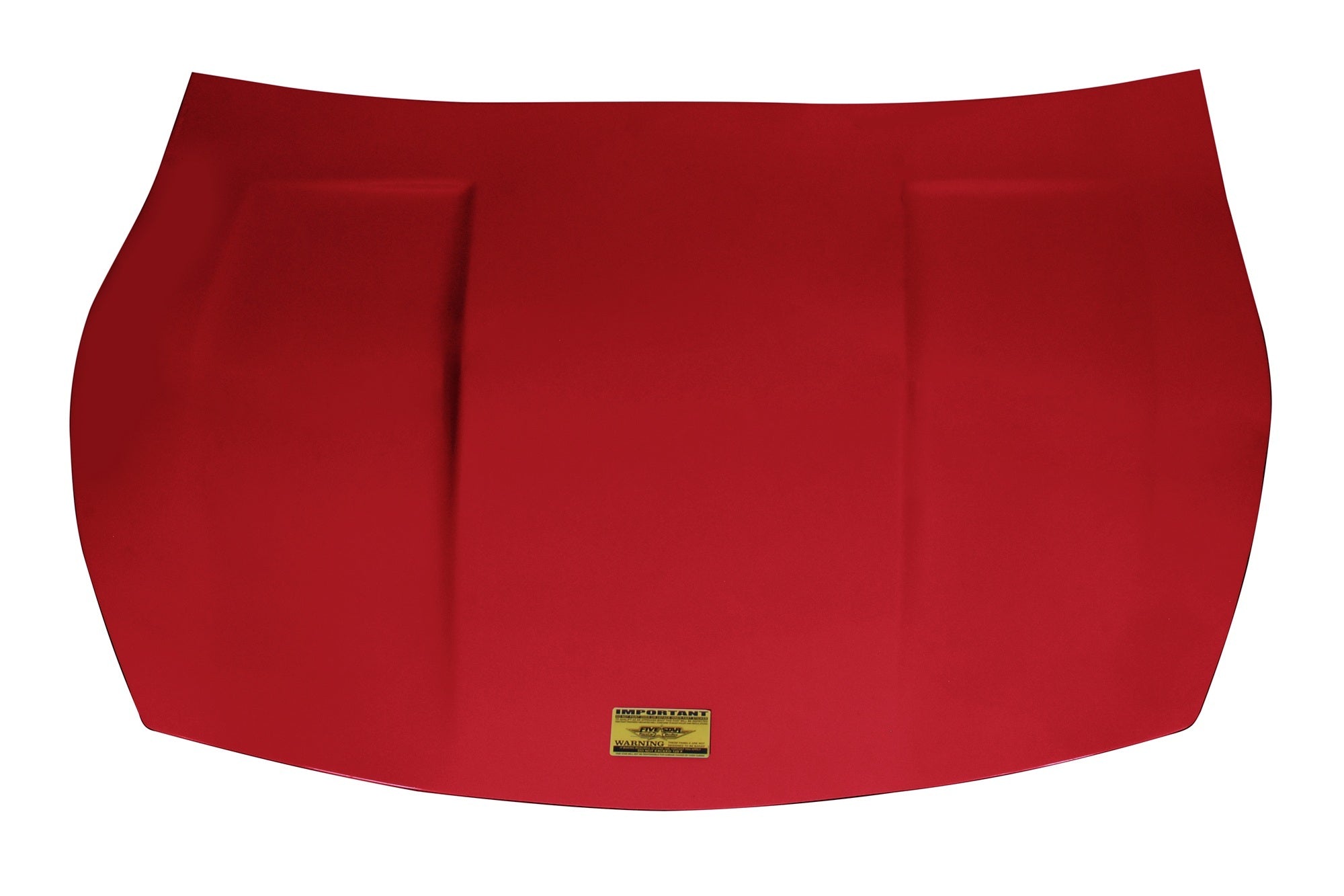 Five Star Fabricating 11002-33011-R 2019 LM Hood Hand Laid Fiberglass Red Five Star Fabricating 11002-33011-R