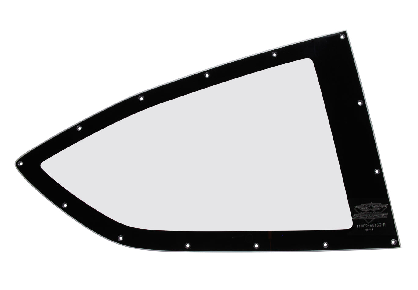 Five Star Fabricating 11002-65153-R 2019 LM Qtr Window Right Cut Drilled W/Blackout Five Star Fabricating 11002-65153-R