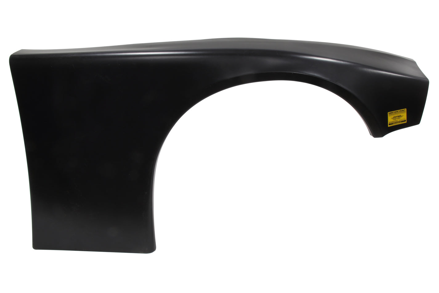 Five Star Fabricating 13002-23051-BR Fender Right Black LSMC Plastic Full Five Star Fabricating 13002-23051-BR