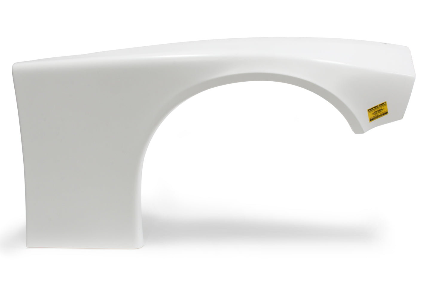 Five Star Fabricating 13002-23051-WR Fender Right White LSMC Plastic Full Five Star Fabricating 13002-23051-WR
