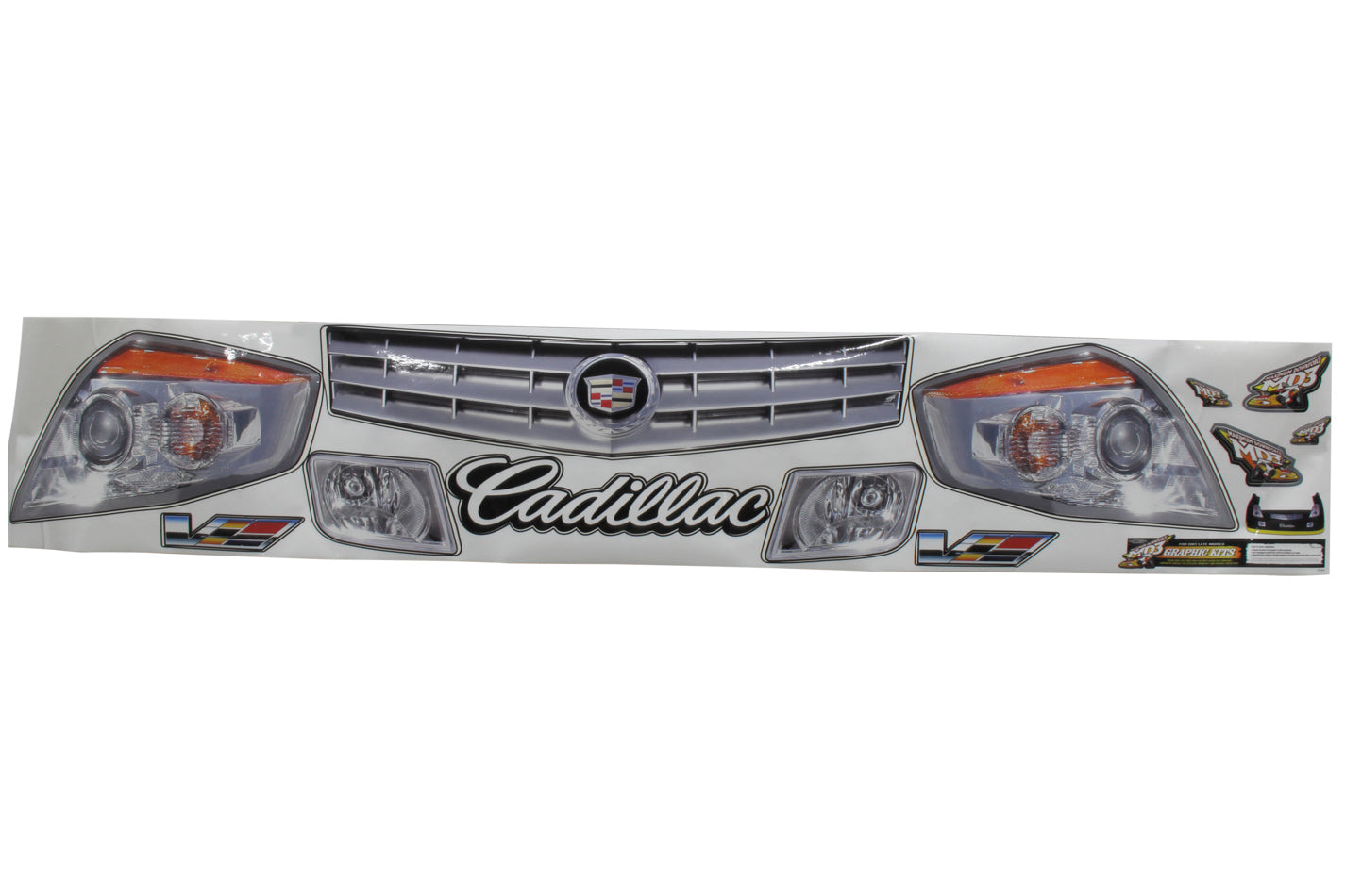 Five Star Fabricating 215-410-ID Nose Only Graphics MD3 Cadillac Sticker Decal Five Star Fabricating 215-410-ID