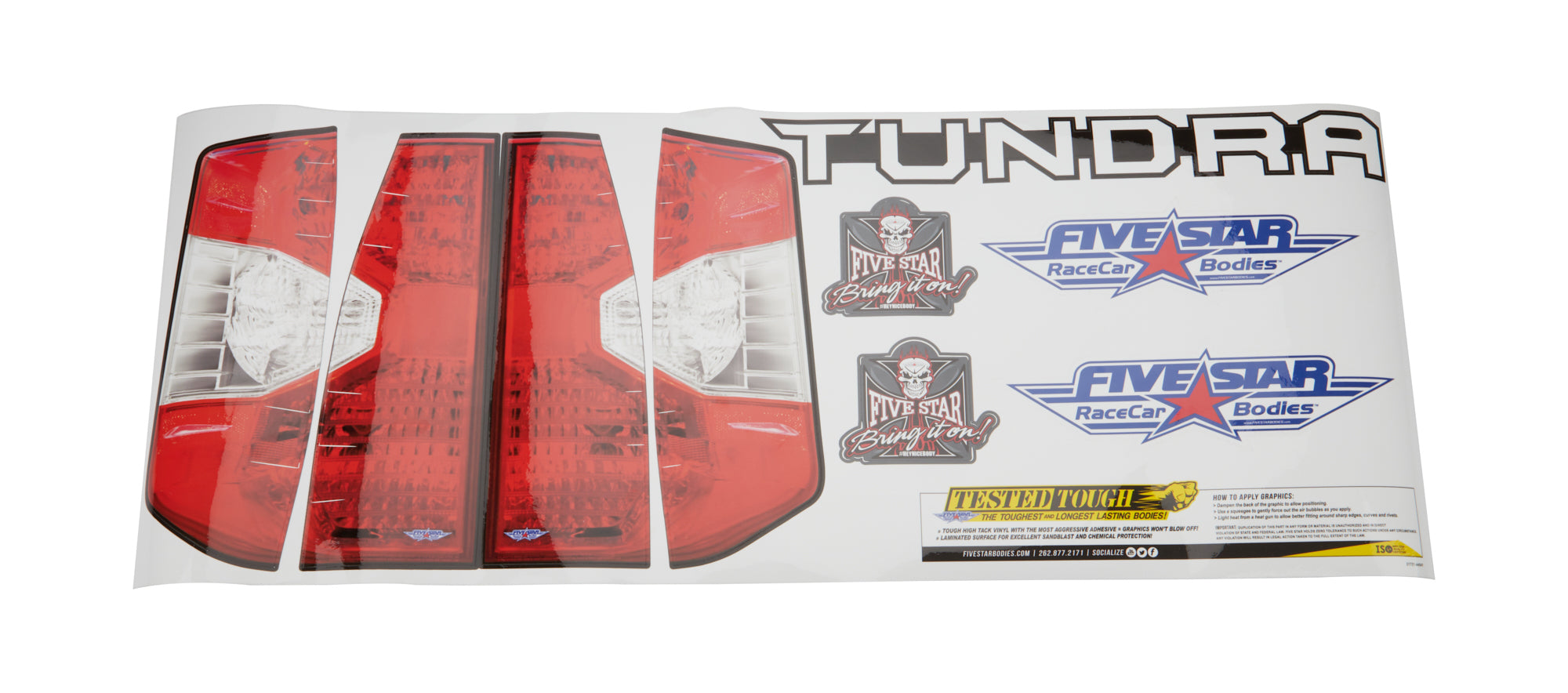 Five Star Fabricating 21721-44541 Graphics  Tail ID Kit Toyota Tundra Five Star Fabricating 21721-44541