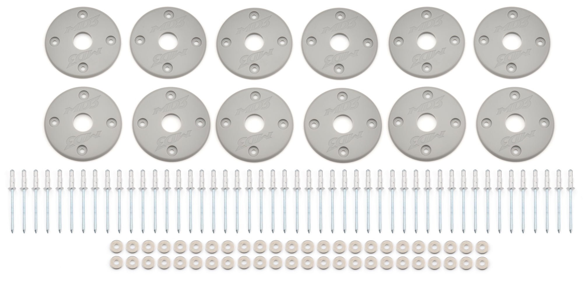 Five Star Fabricating 30002-34951-G Scuff Plate Plastic Gray 12-Pack MD3 Five Star Fabricating 30002-34951-G