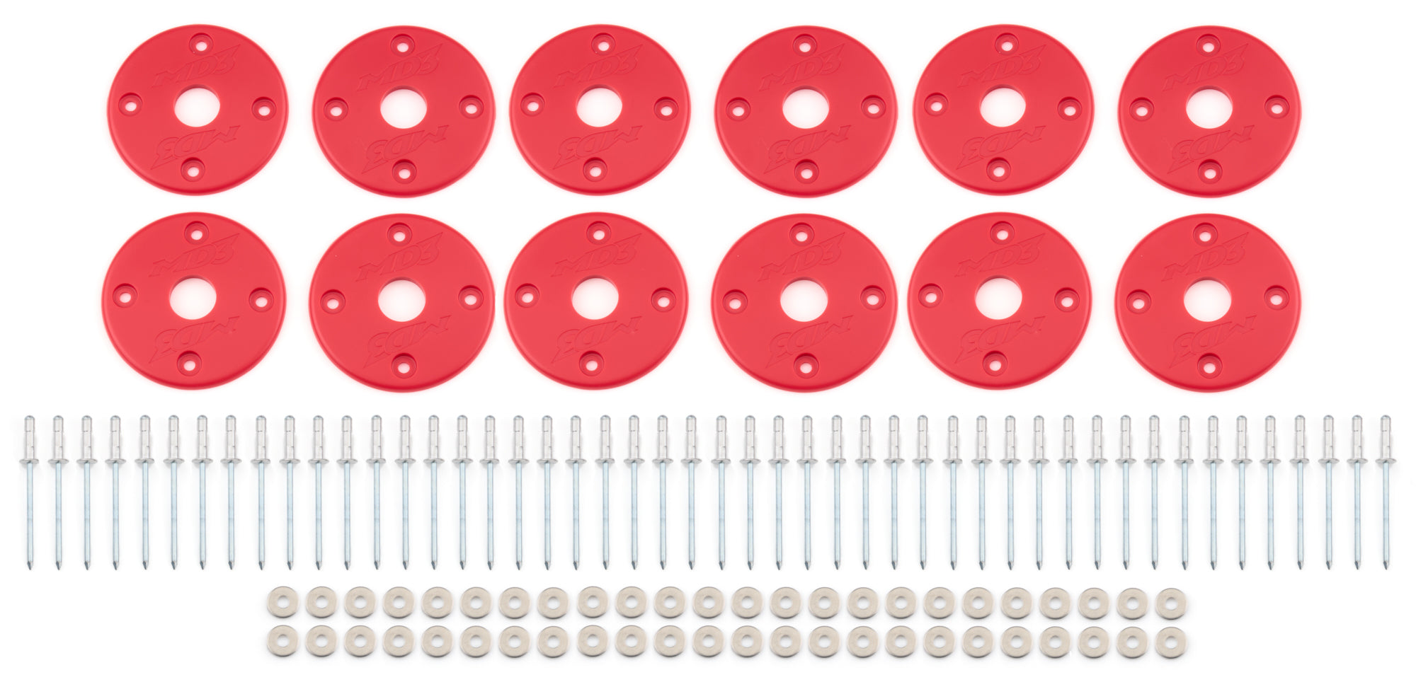 Five Star Fabricating 30002-34951-R Scuff Plate Plastic Red 12-Pack MD3 Five Star Fabricating 30002-34951-R