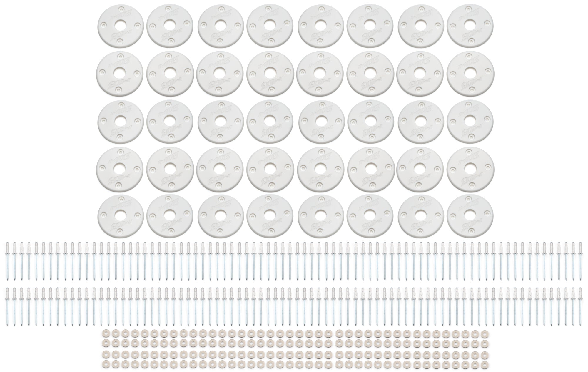 Five Star Fabricating 30003-34951-W Scuff Plate Plastic White 40-Pack MD3 Five Star Fabricating 30003-34951-W