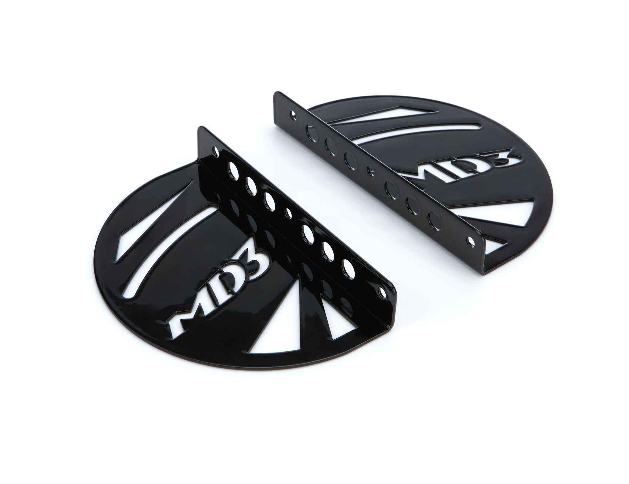 Five Star Fabricating 32000-47851-B Spoiler End Plates MD3 Black  (Pair) Five Star Fabricating 32000-47851-B