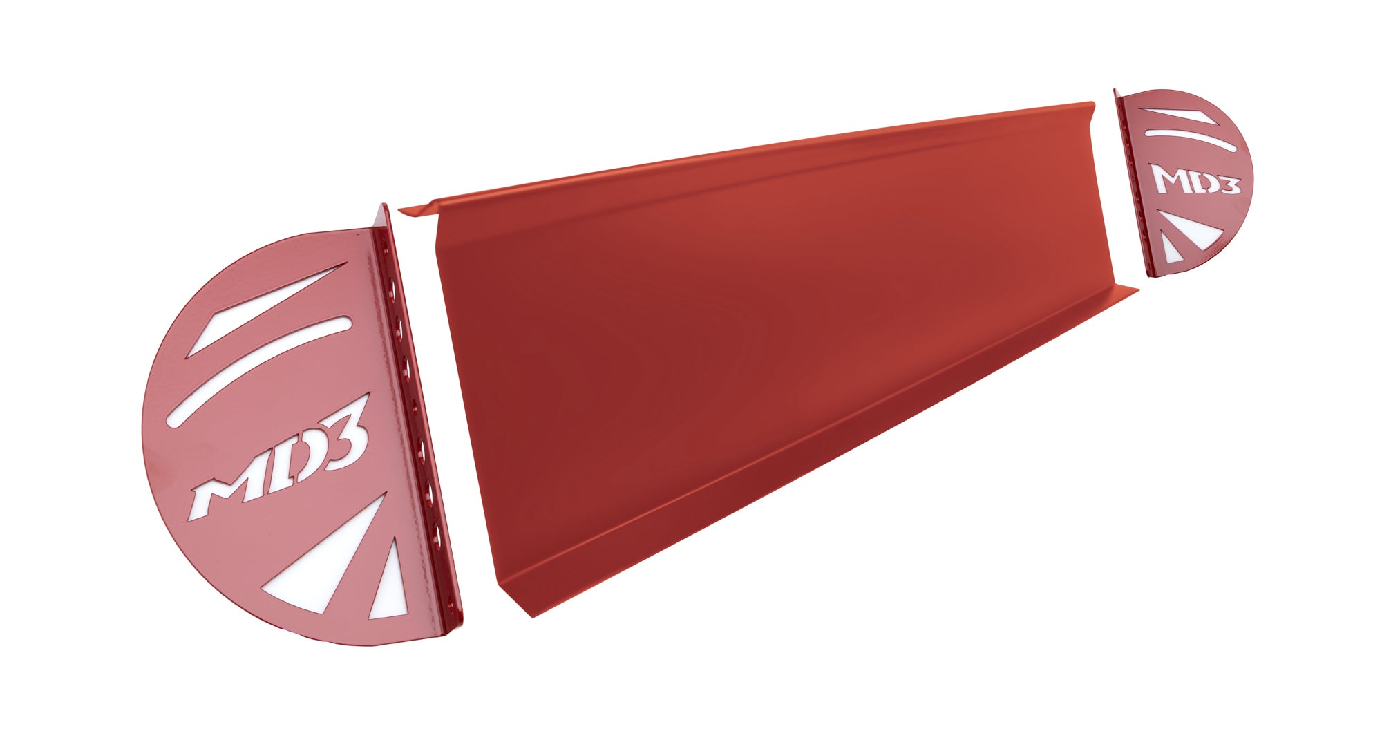 Five Star Fabricating 32000-72820-R Spoiler Right Side Kit MD3 Red Five Star Fabricating 32000-72820-R