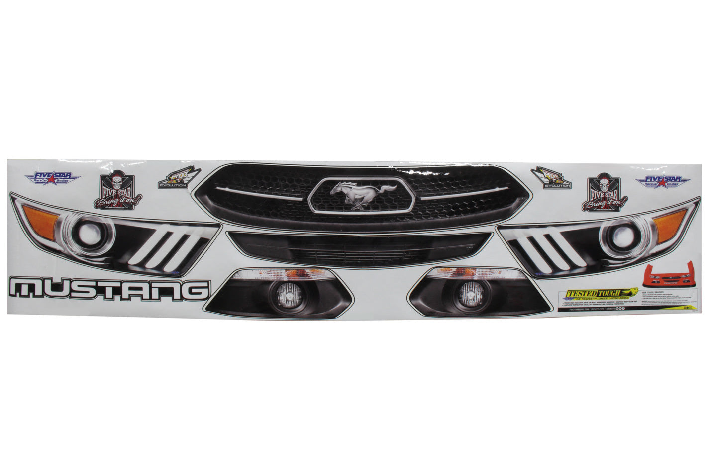 Five Star Fabricating 32323-44141 Evo Nose ID Kit Mustang Ford Five Star Fabricating 32323-44141