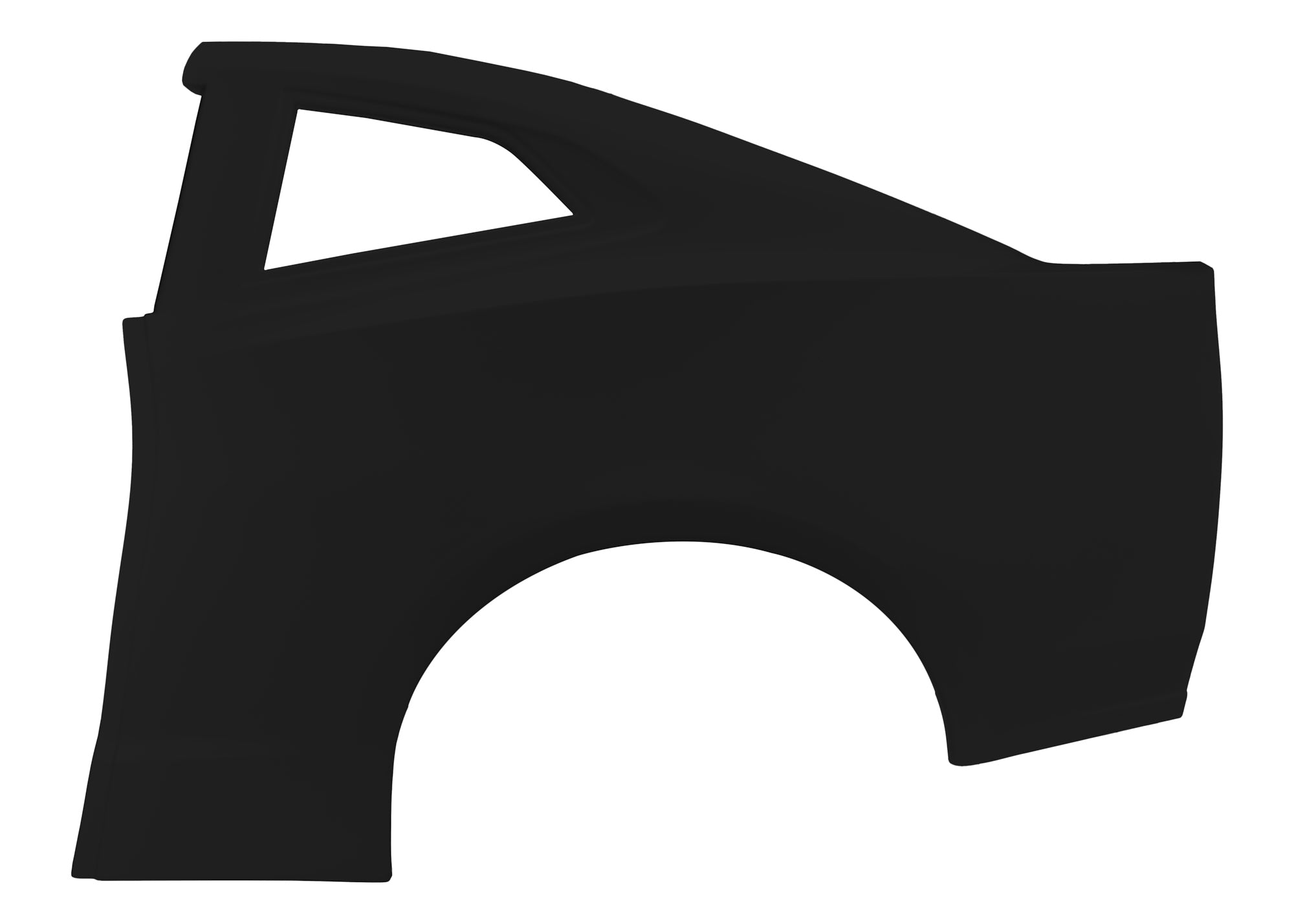 Five Star Fabricating 33131-27151-BL Quarter Panel Left Black Car Plastic Five Star Fabricating 33131-27151-BL