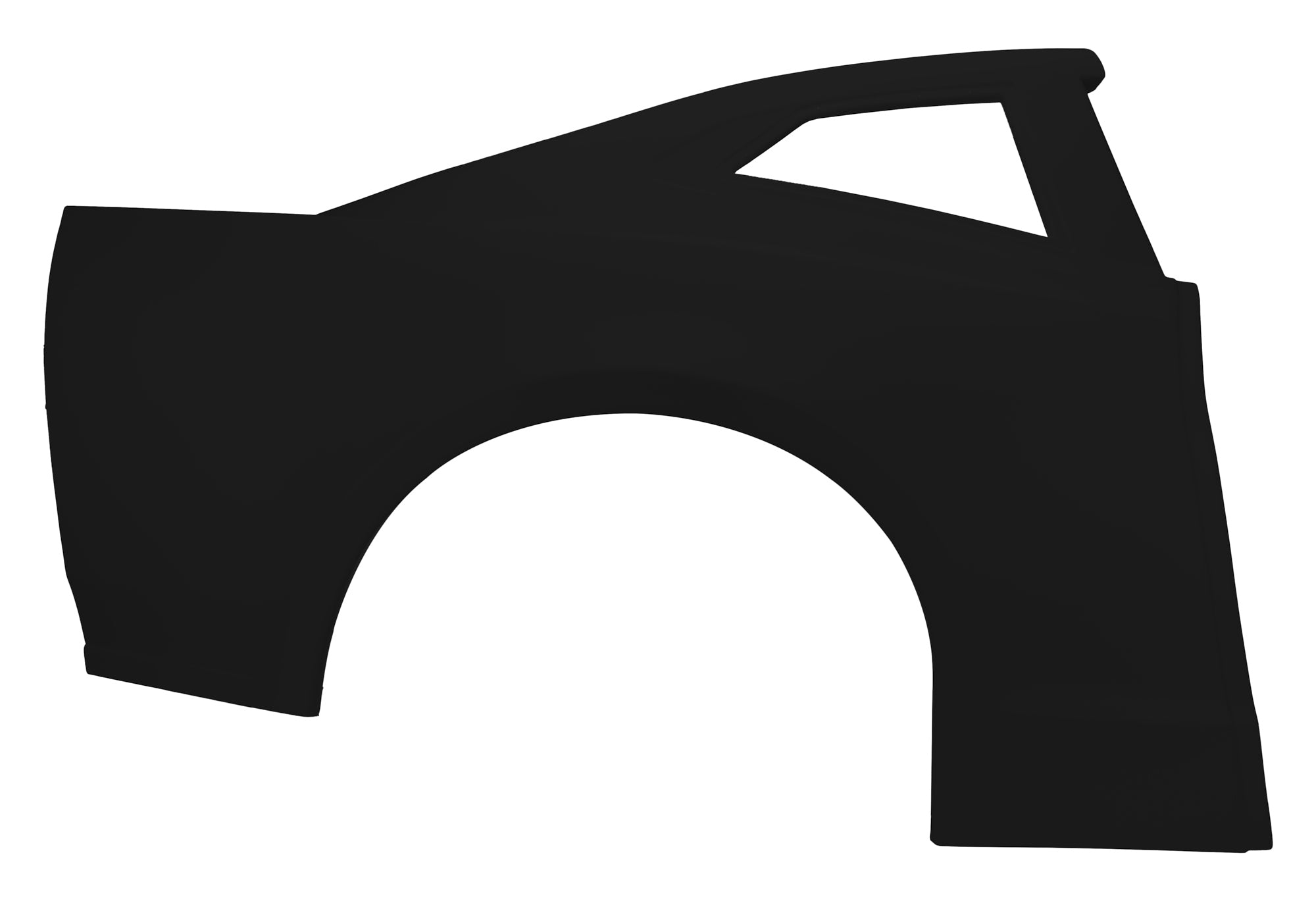 Five Star Fabricating 33131-27151-BR Quarter Panel RH Black Stock Car Plastic Five Star Fabricating 33131-27151-BR
