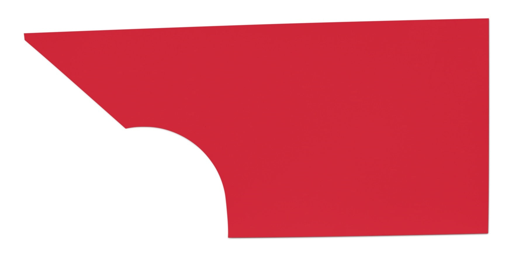 Five Star Fabricating 34001-27351-RL Qtr Panel High Impact Plastic Red Left Five Star Fabricating 34001-27351-RL