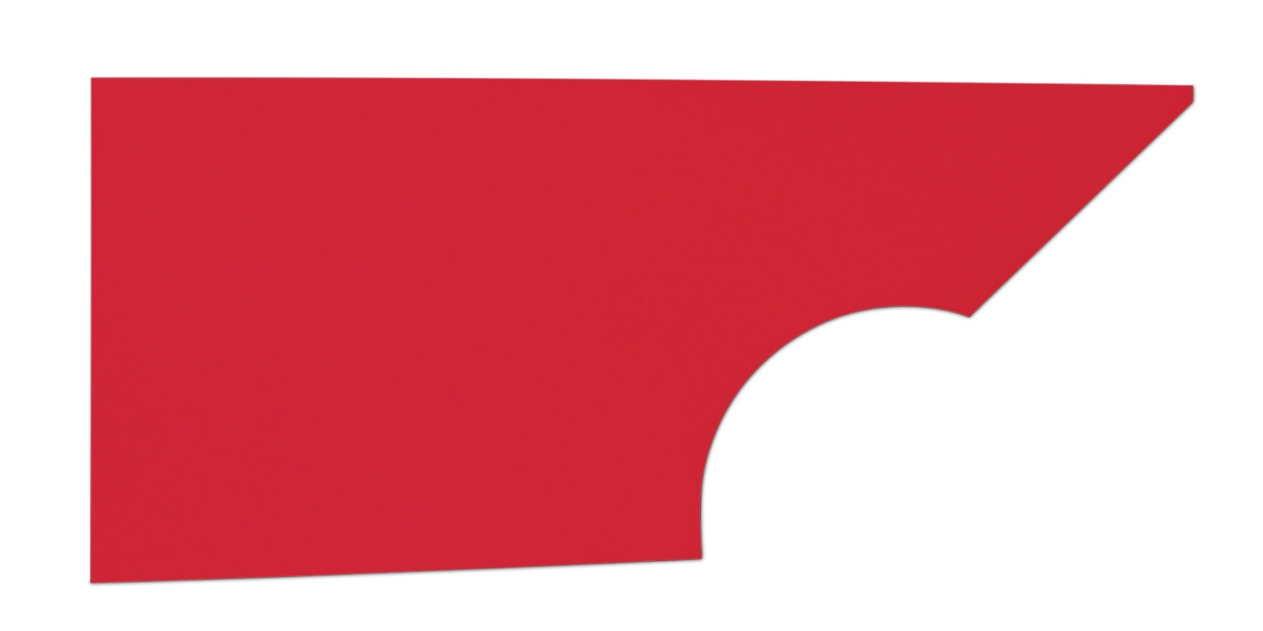 Five Star Fabricating 34001-27351-RR Qtr Panel High Impact Plastic Red Right Five Star Fabricating 34001-27351-RR