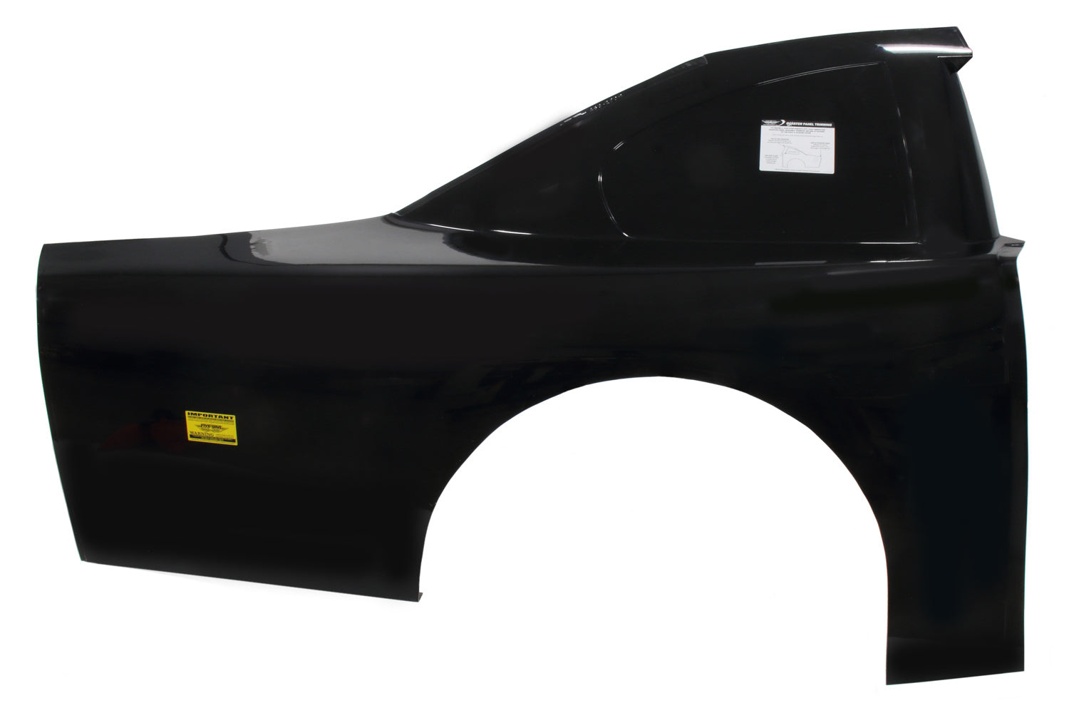 Five Star Fabricating 463-270-BR ABC Trad Roof Qtr Panel Ultraglass Black Right Five Star Fabricating 463-270-BR