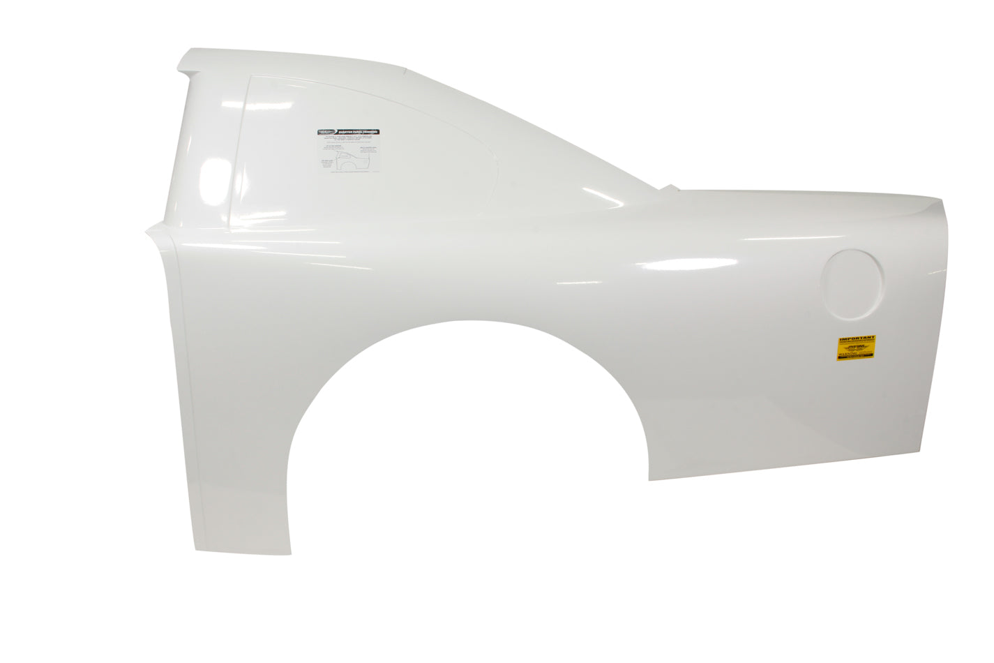 Five Star Fabricating 463-270-WL ABC Trad Roof Qtr Panel Ultraglass White Left Five Star Fabricating 463-270-WL