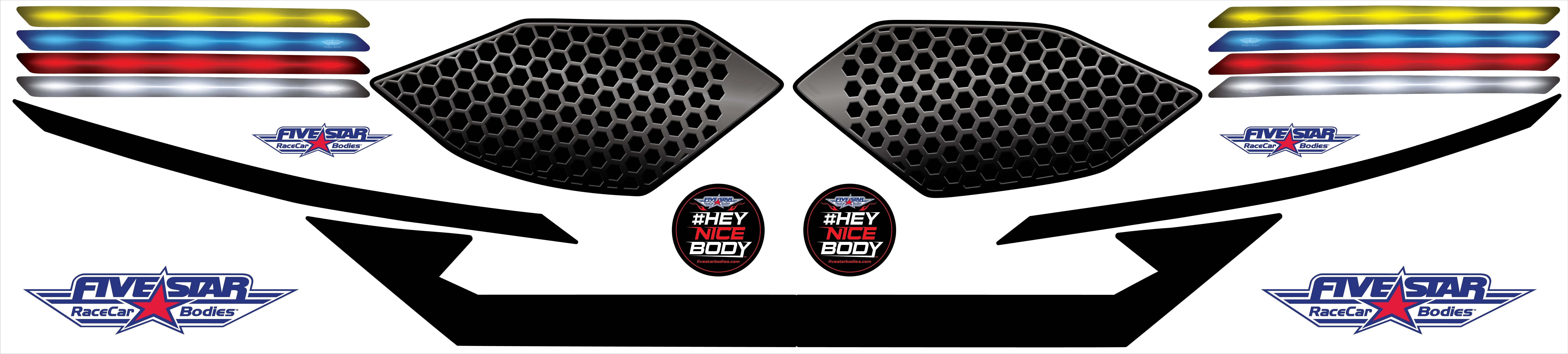 Five Star Fabricating 51001-44141 Nose ID Kit Sport Compact Five Star Fabricating 51001-44141