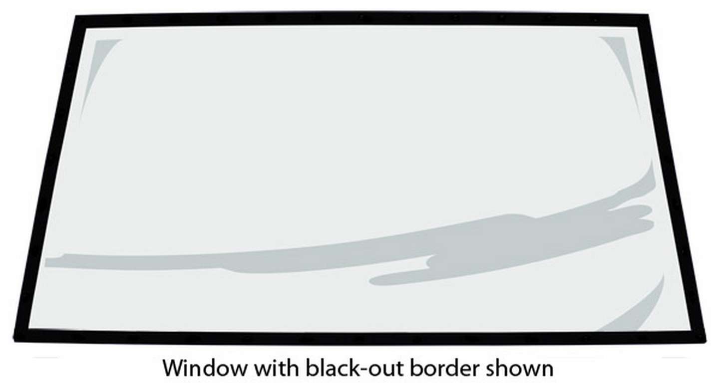 Five Star Fabricating 600-6101 88 Monte Rear Window Flat .093 Uncoated Five Star Fabricating 600-6101