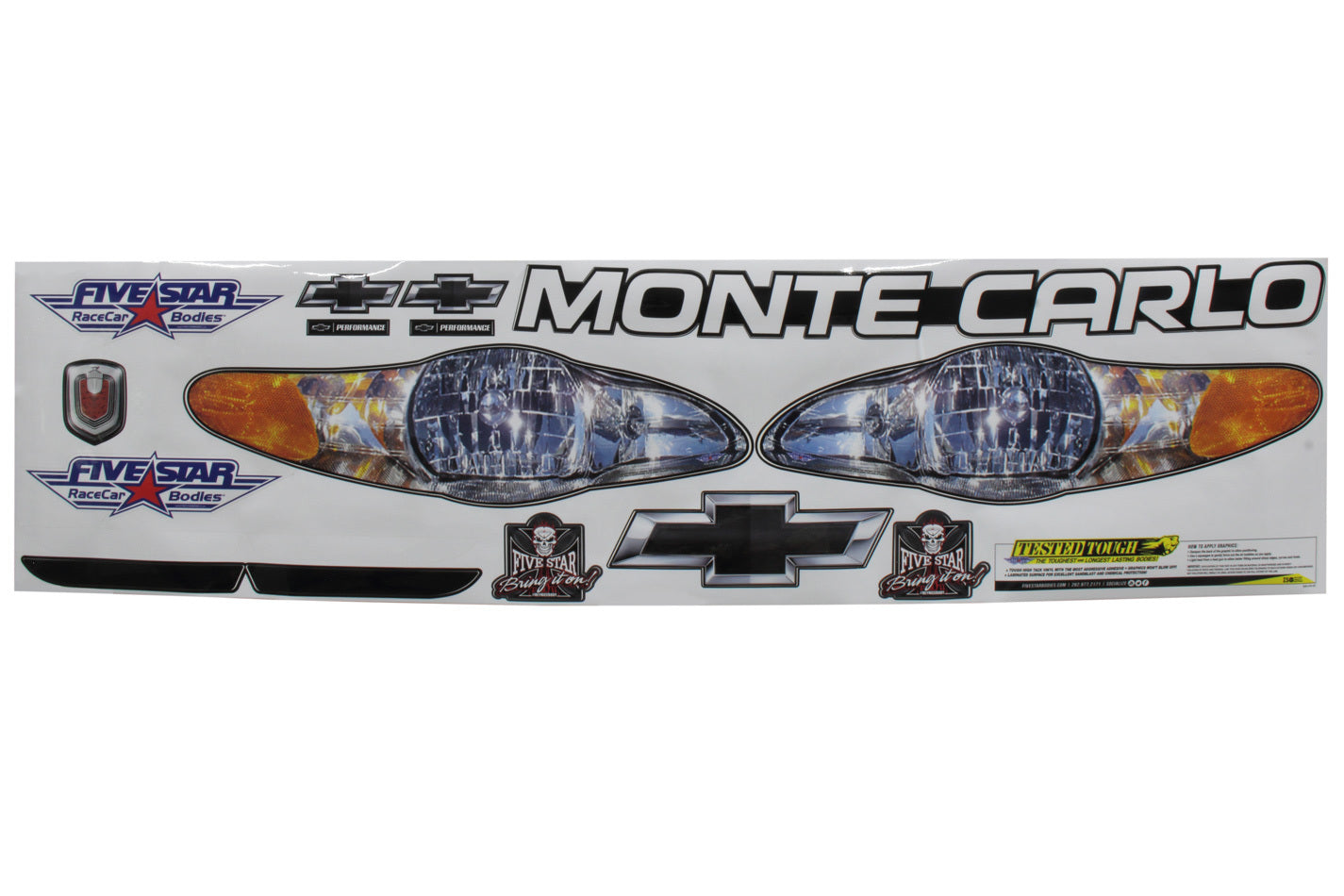 Five Star Fabricating 630-410-ID Nose Only Graphics 00-05 Monte Carlo Five Star Fabricating 630-410-ID