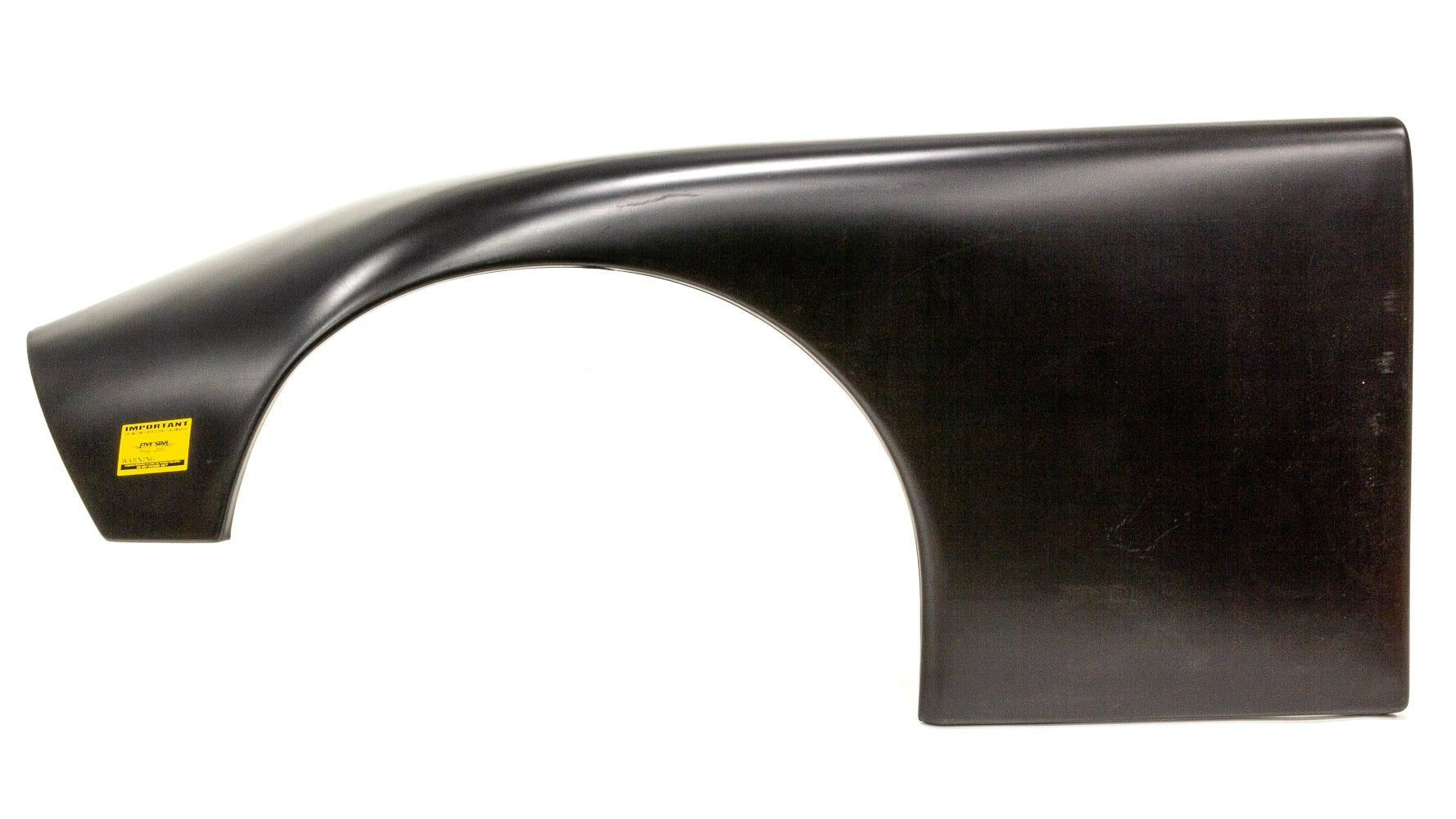 Five Star Fabricating 660-23-BL ABC Fender Plastic Black Left 8in Tires Five Star Fabricating 660-23-BL