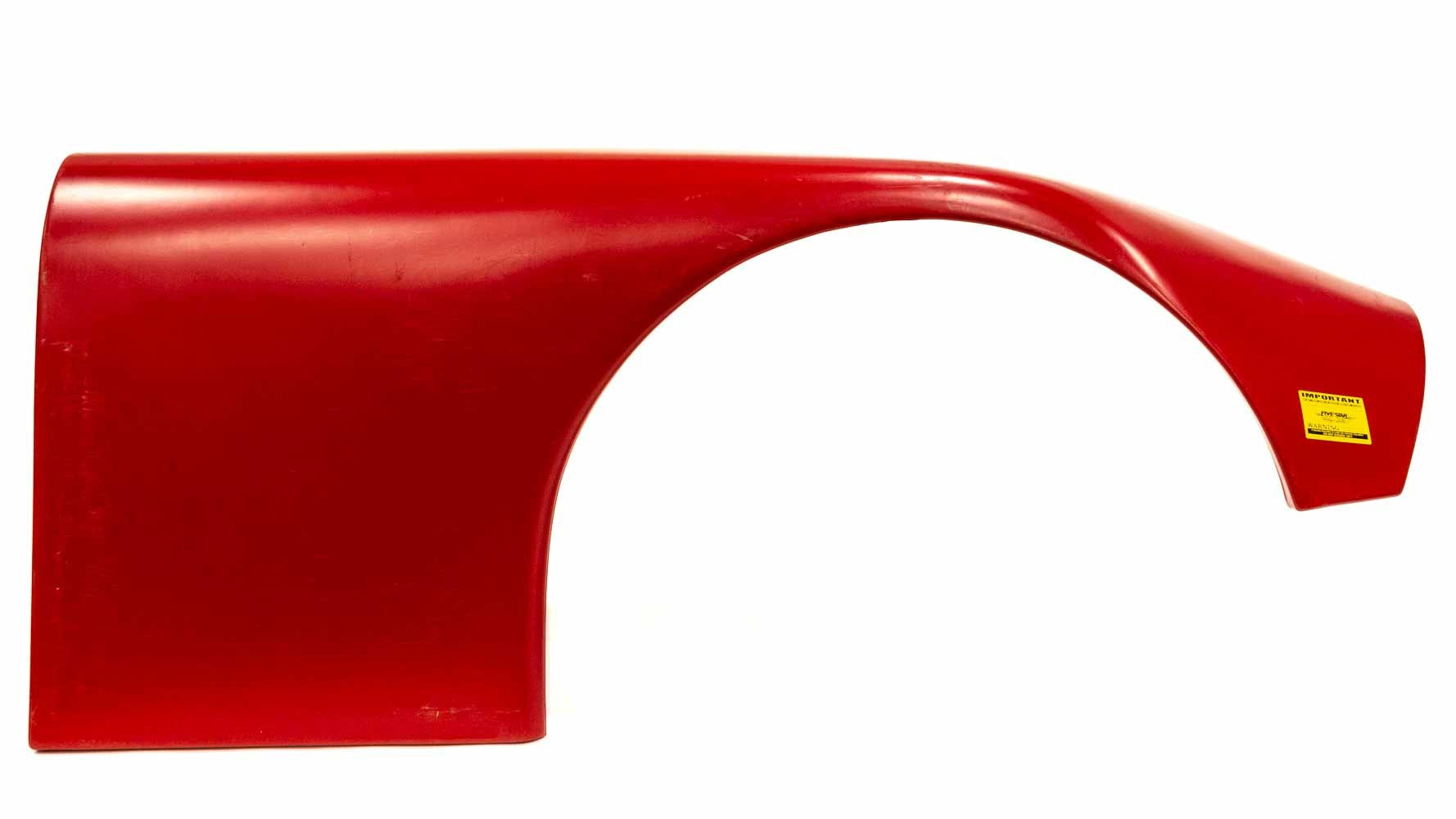 Five Star Fabricating 660-24-RR ABC Plastic Fender Wide Right Red Five Star Fabricating 660-24-RR