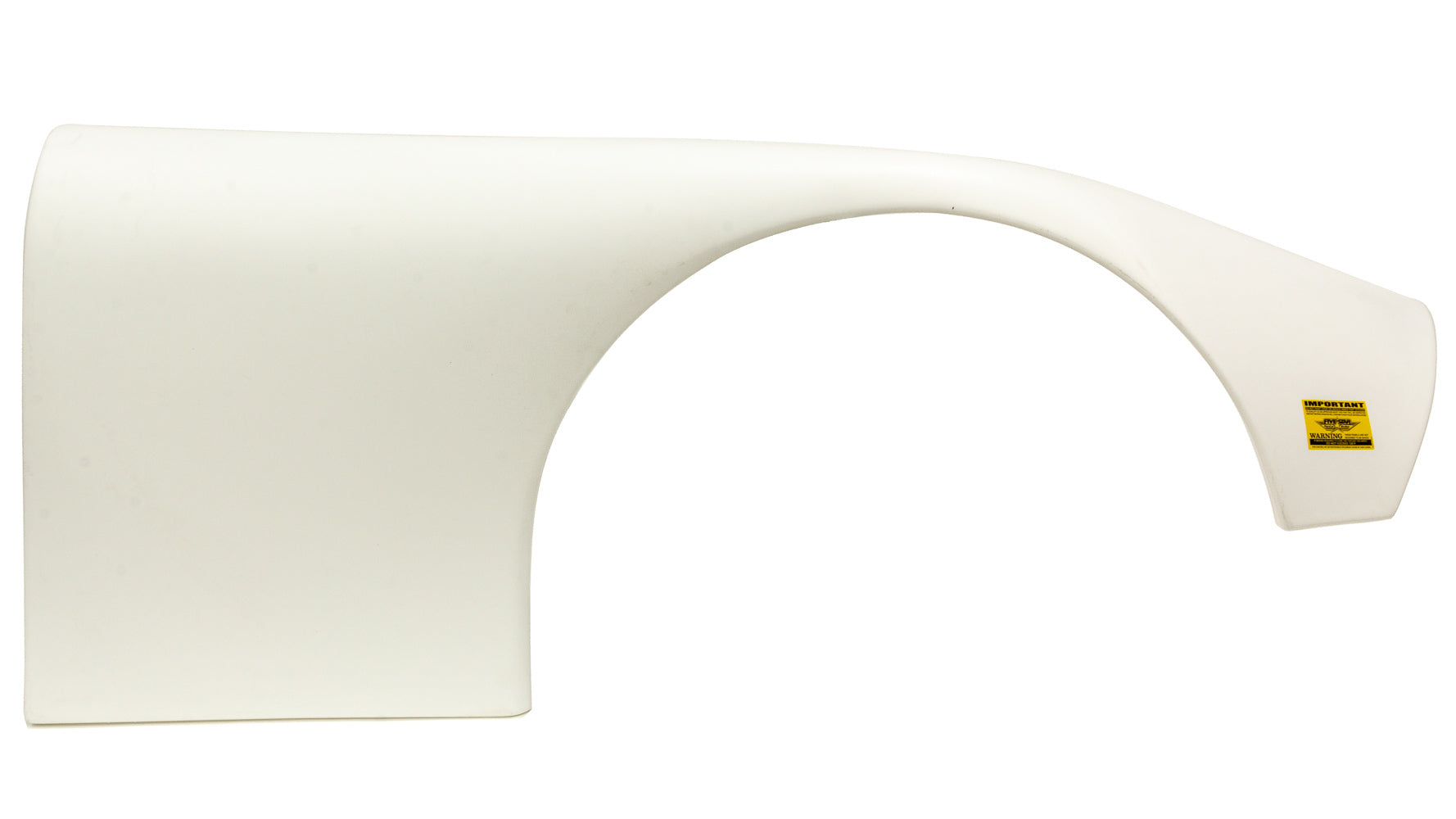 Five Star Fabricating 660-24-WR ABC Fender Plastic White Right 10in Tires Five Star Fabricating 660-24-WR