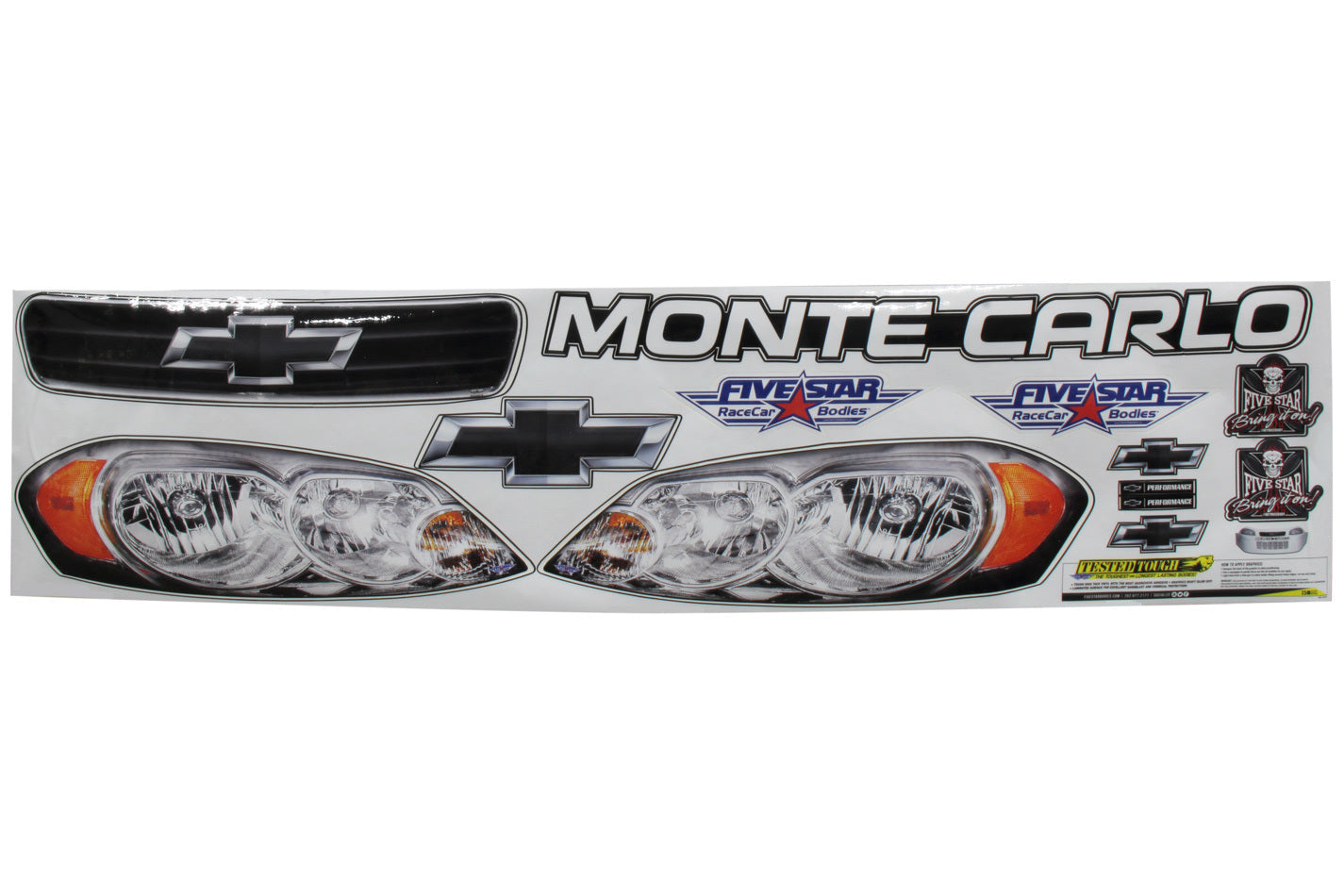 Five Star Fabricating 660-410-ID Nose Only Graphics 06 Monte Carlo Five Star Fabricating 660-410-ID