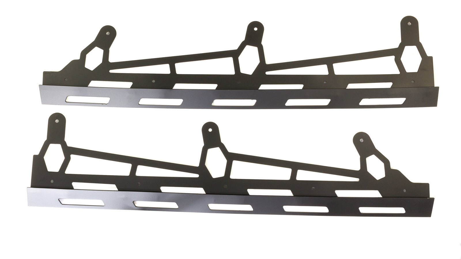 Five Star Fabricating 661-6737-1B ABC Spoiler 60in x 6.5in 70 Deg Repl Brackets Blk Five Star Fabricating 661-6737-1B