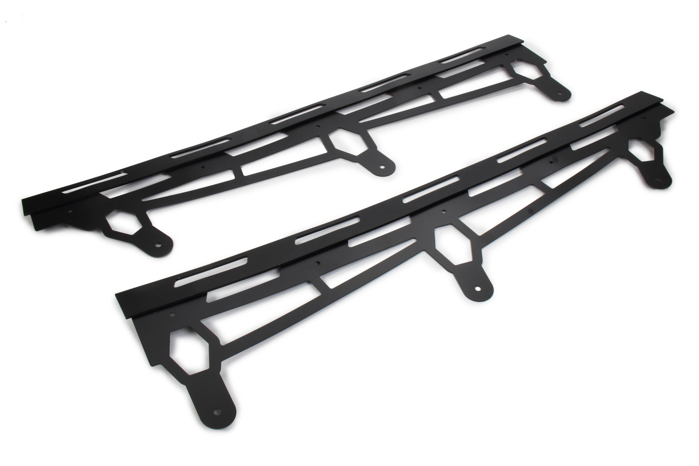 Five Star Fabricating 661-6739-1B ABC Spoiler 60in x 6.5in 90 Deg Repl Brackets Blk Five Star Fabricating 661-6739-1B