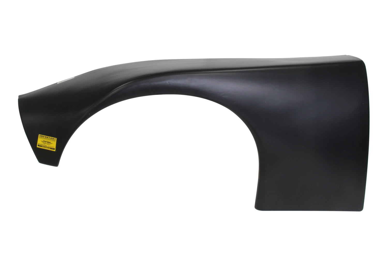 Five Star Fabricating 662-24-BL Fender LMSC Left Black High Clearnace Plastic Five Star Fabricating 662-24-BL