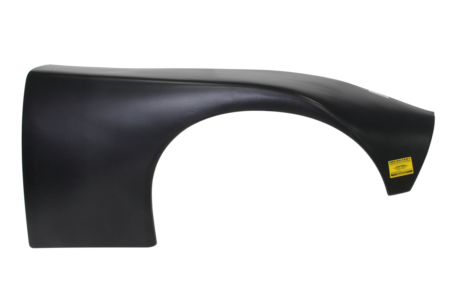 Five Star Fabricating 662-24-BR Fender LMSC Right Black High Clearnace Plastic Five Star Fabricating 662-24-BR