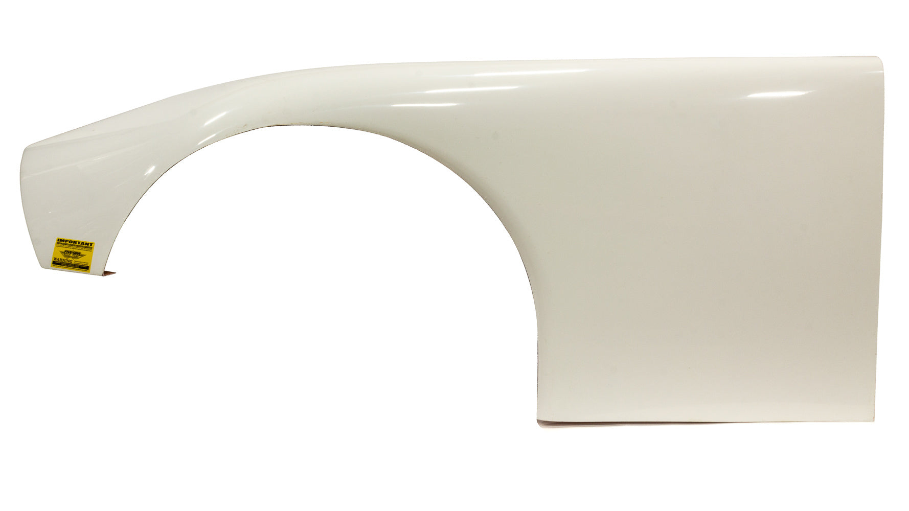 Five Star Fabricating 663-230-WL ABC Fender Composite White Left 8in Tires Five Star Fabricating 663-230-WL