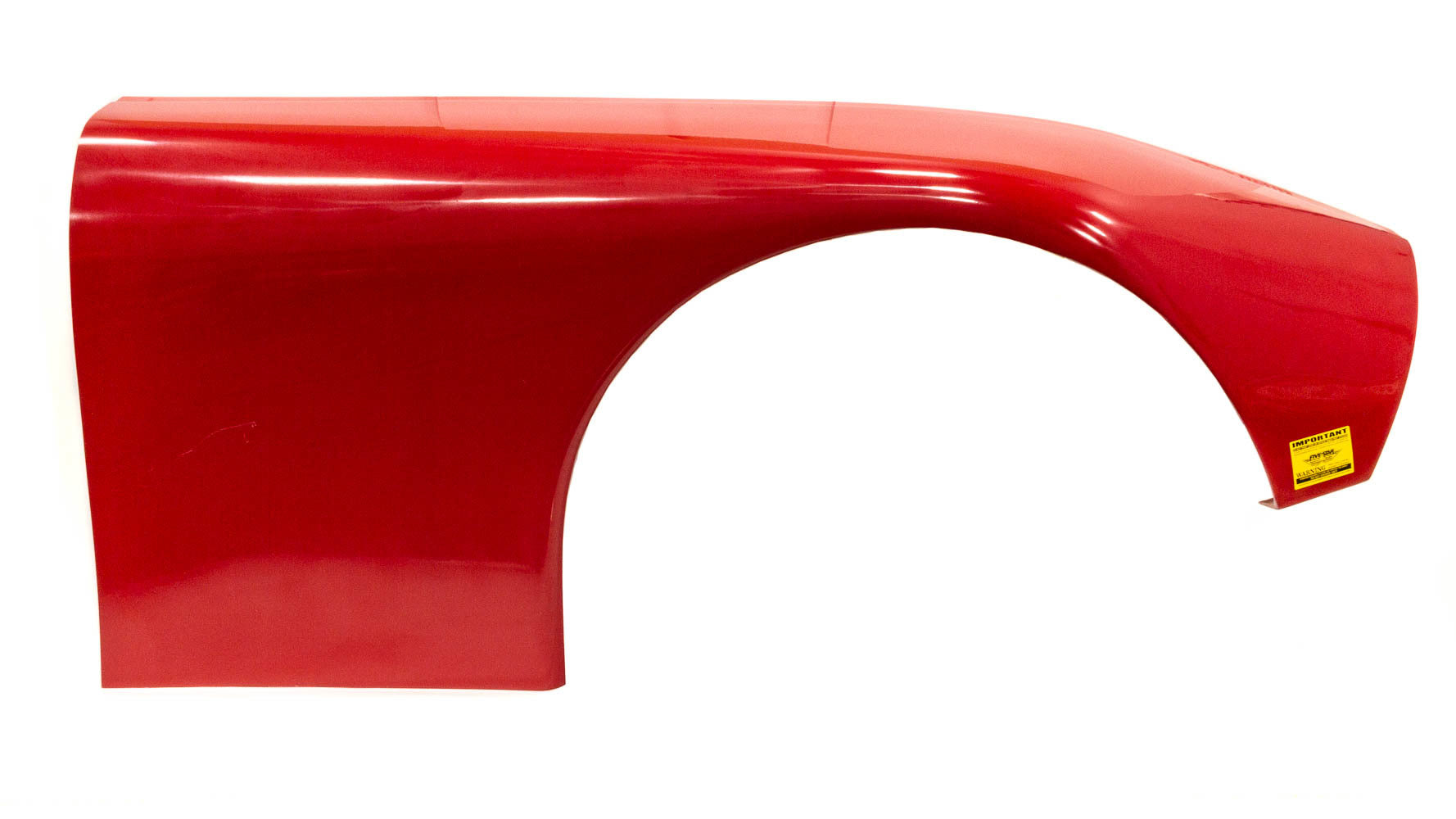 Five Star Fabricating 663-240-RR ABC Ultraglass Fender Wide Right Red Five Star Fabricating 663-240-RR