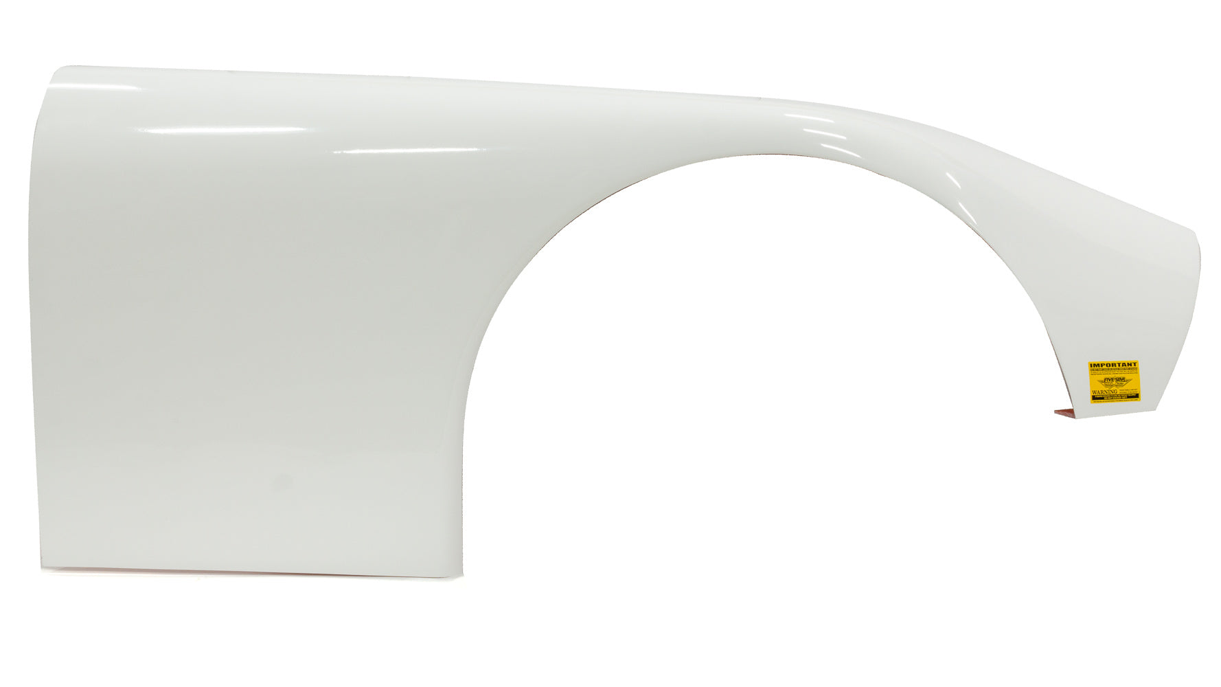 Five Star Fabricating 663-240-WR ABC Fender Ultraglass White Right 10in Tires Five Star Fabricating 663-240-WR