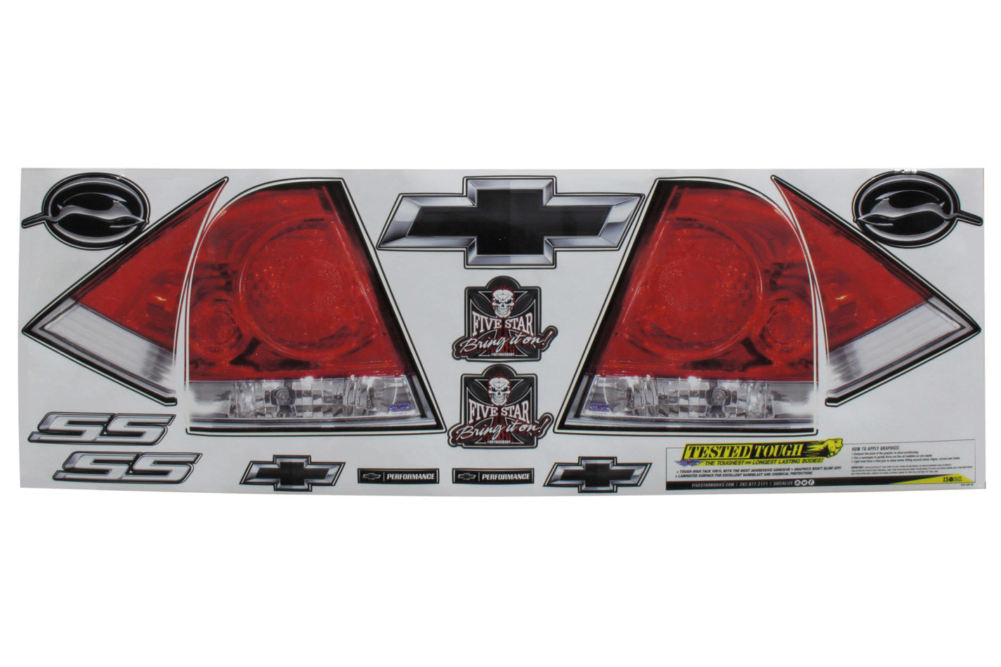 Five Star Fabricating 670-450-ID Tail Only Graphics 08 Impala SS Five Star Fabricating 670-450-ID