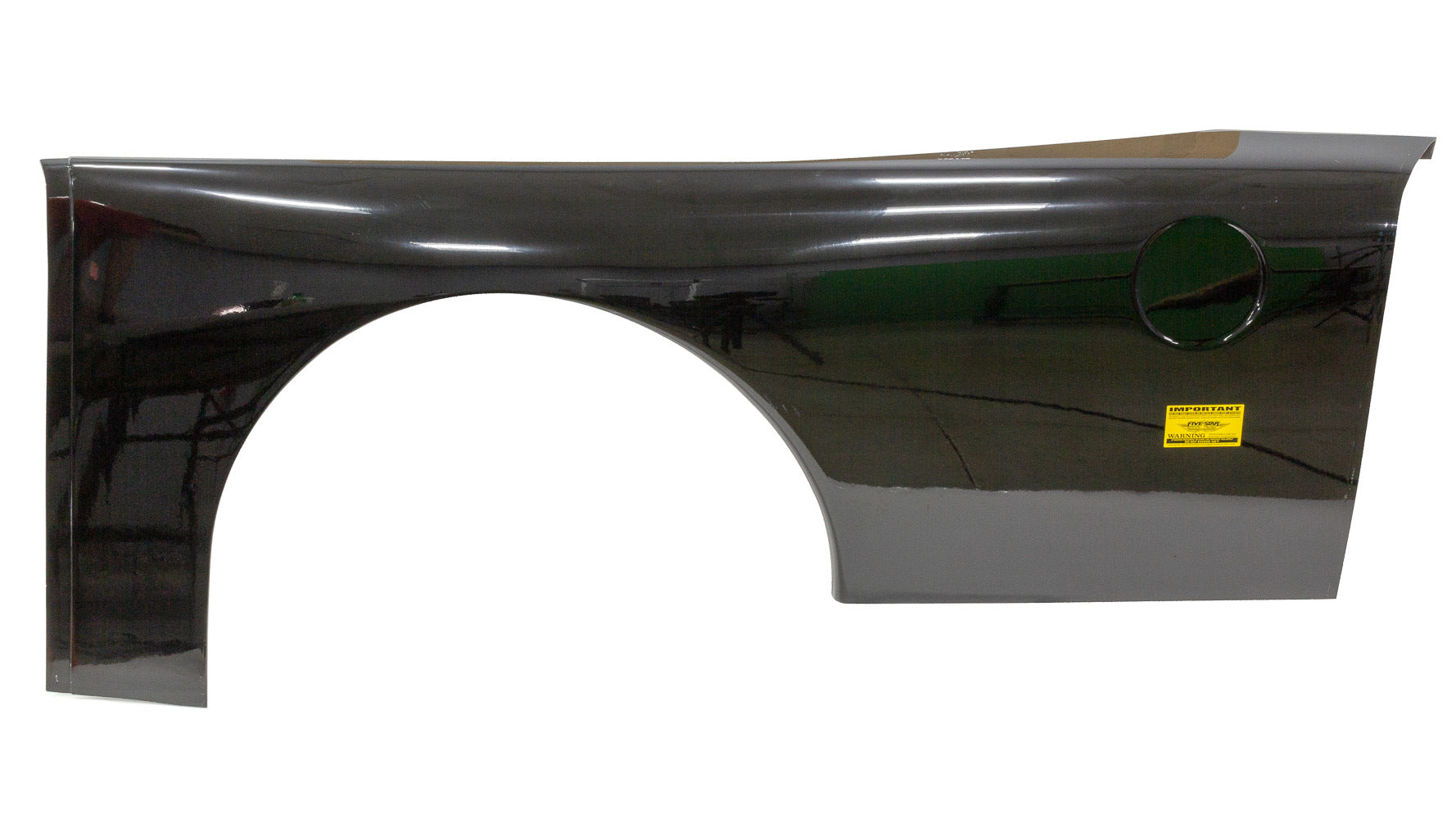 Five Star Fabricating 673-270-BL ABC Greenhouse Qtr Panel Ultraglass Black Left Five Star Fabricating 673-270-BL