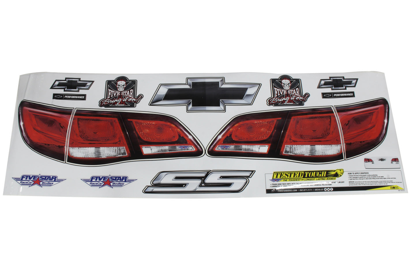 Five Star Fabricating 680-450-ID Tail Only Graphics Kit 13 Chevy SS Five Star Fabricating 680-450-ID