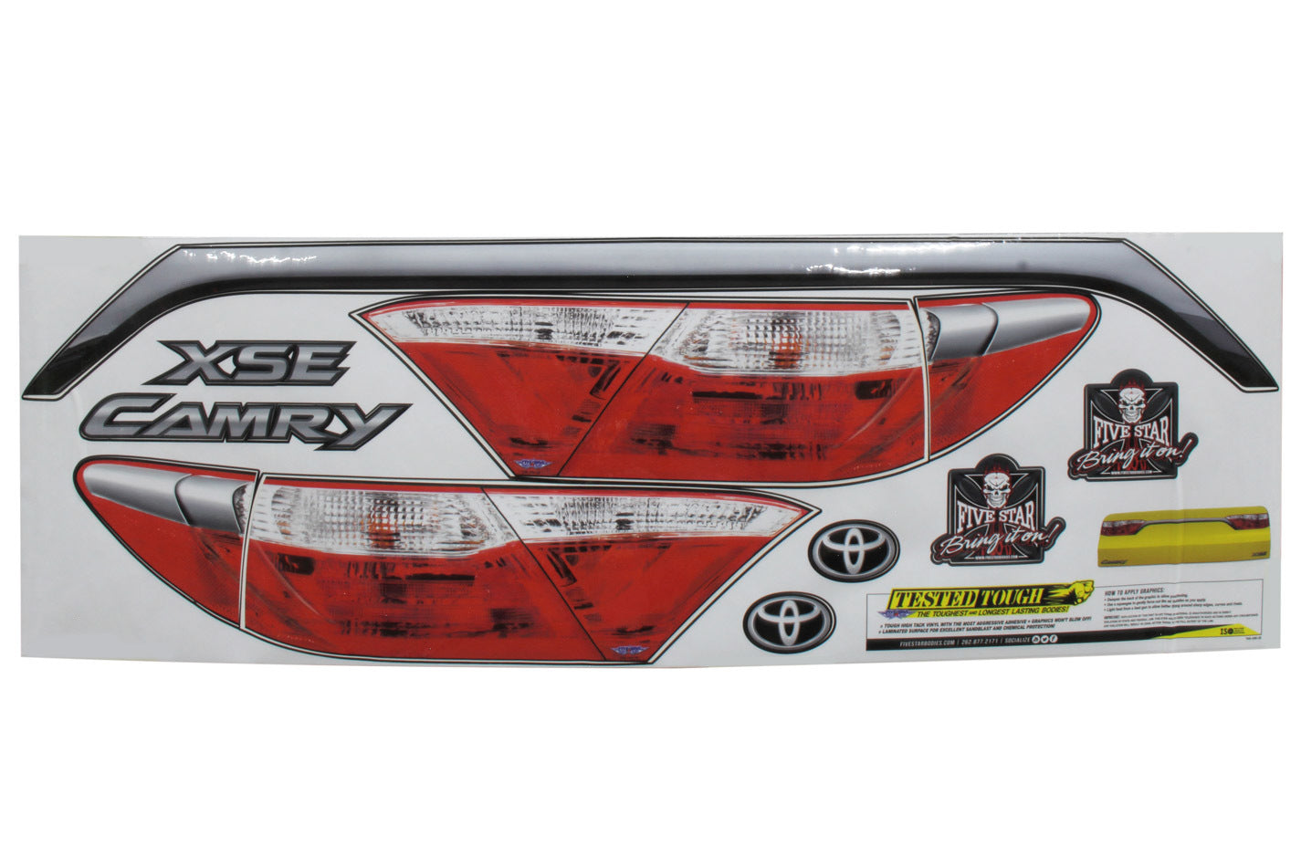 Five Star Fabricating 740-450-ID Tail Only Graphics Kit Camry Five Star Fabricating 740-450-ID