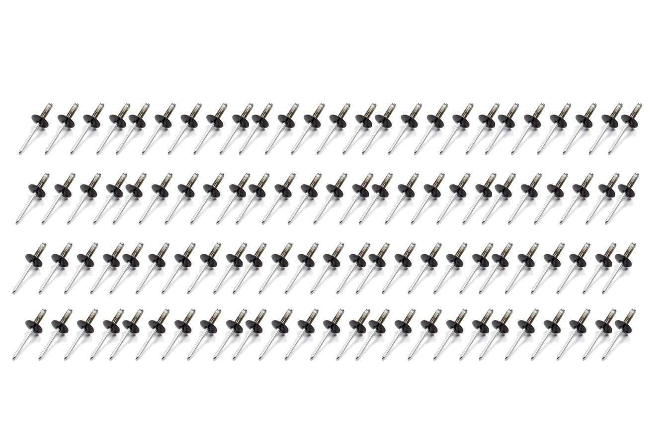 Five Star Fabricating 814B-100L Lrg Hd Rivet Black Multi -grip 100pk Five Star Fabricating 814B-100L