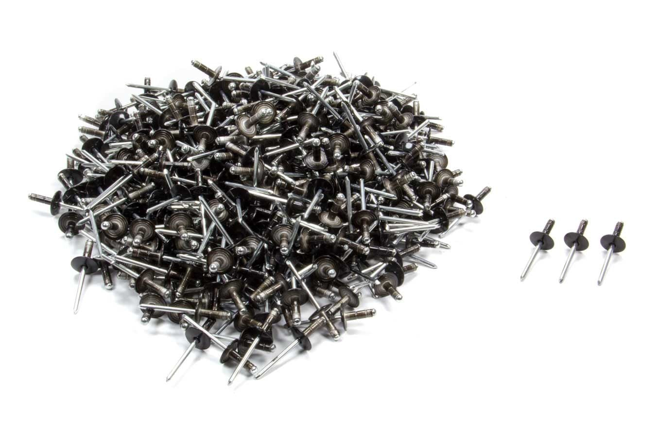 Five Star Fabricating 814B-500L Lrg Hd Rivet Black Multi -grip 500pk Five Star Fabricating 814B-500L