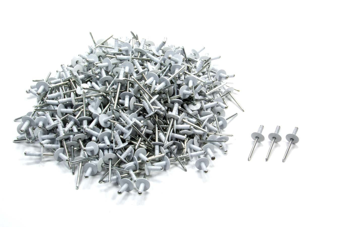 Five Star Fabricating 814W-500L Lrg Hd Rivet White Multi -grip 500pk Five Star Fabricating 814W-500L