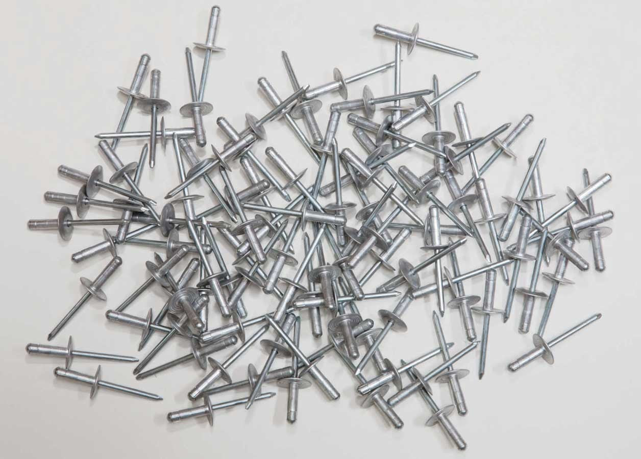 Five Star Fabricating 816-100L Large Head Rivet Silver 100pc 3/16in Five Star Fabricating 816-100L