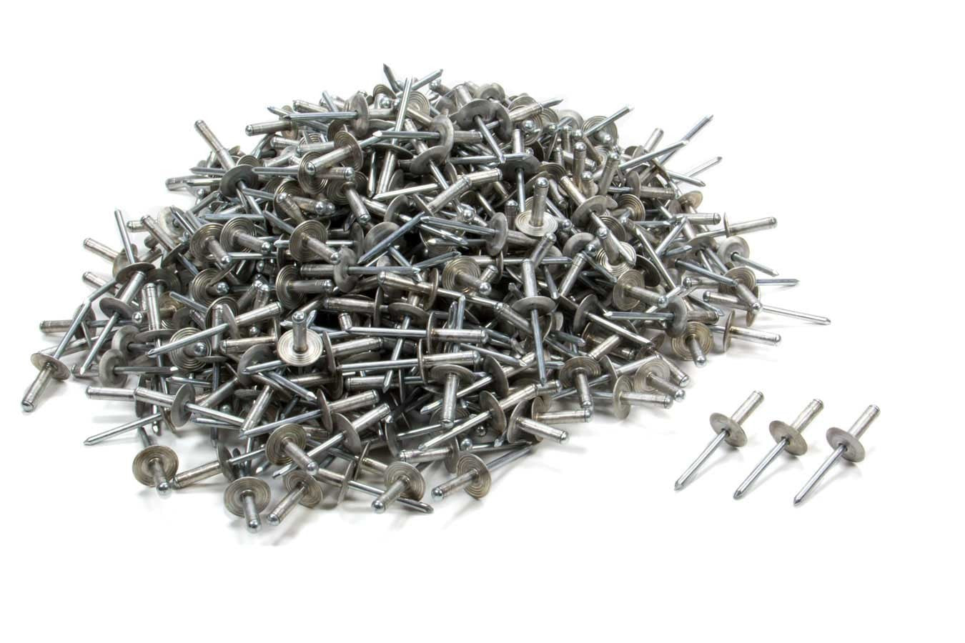 Five Star Fabricating 816-500L Large Head Rivet Silver 500pc 3/16in Five Star Fabricating 816-500L