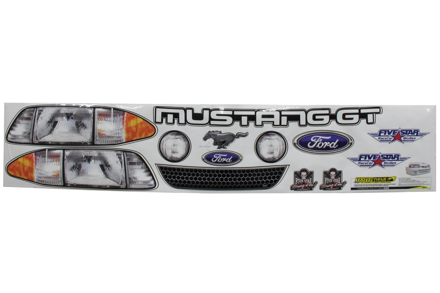 Five Star Fabricating 915-410-ID Mustang Nose Graphic Kit Five Star Fabricating 915-410-ID