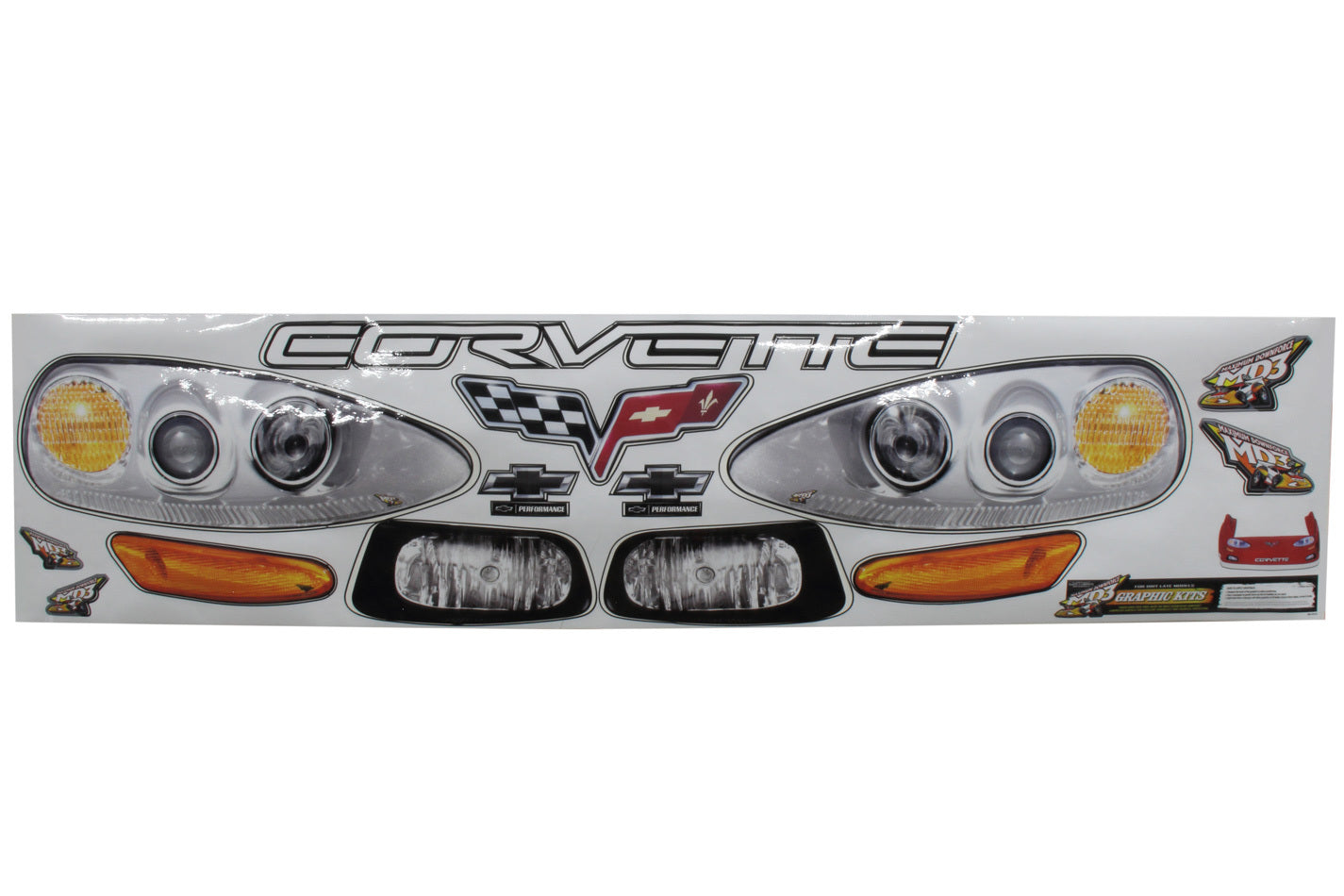 Five Star Fabricating 925-410-ID Nose Only Graphics MD3 Corvette Five Star Fabricating 925-410-ID