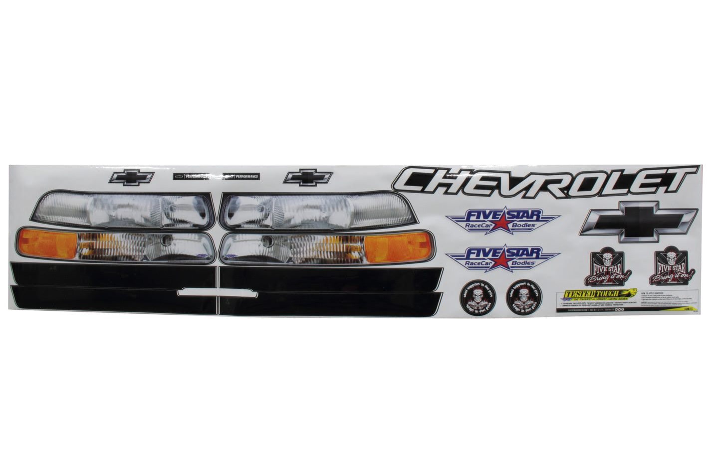 Five Star Fabricating T230-410-ID Graphics Kit Chevy Pkup Truck Decal Sticker Head Five Star Fabricating T230-410-ID