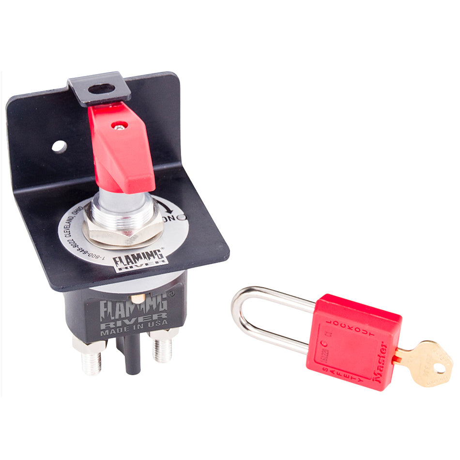 Flaming River FR1046 Battery Disconnect The Big Switch 500 With Lock Flaming River FR1046