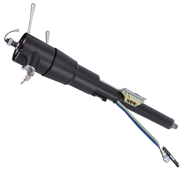 Flaming River FR30019BK 79-86 Jeep CJ Steering Column Floorshift Black Flaming River FR30019BK